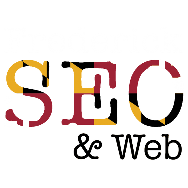 Frederick SEO & Web Logo square, transparent, white outline